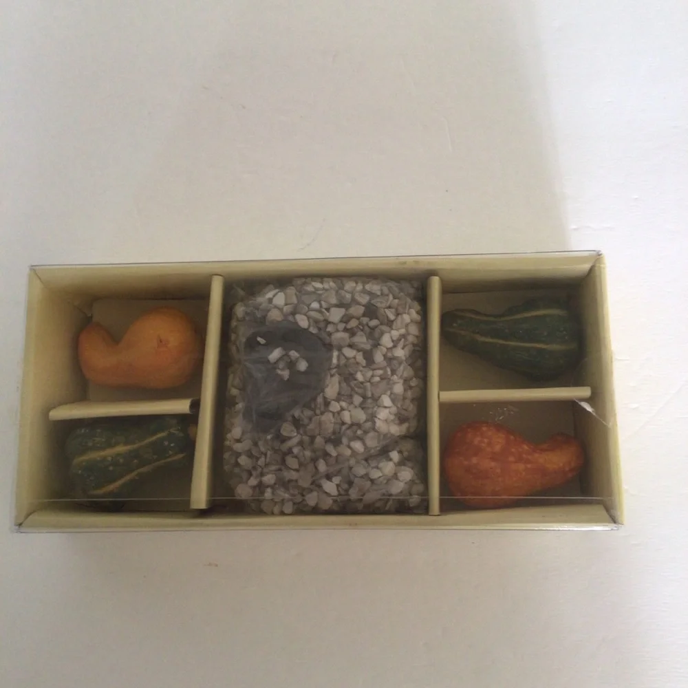 PIER 1 FALL GOURDS DECORATING CANDLESCAPING SET NWT